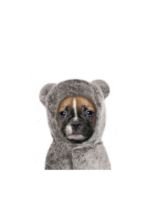 Milk & Pepper Hundeshirt mit Kapuze Oscar Grau 35l