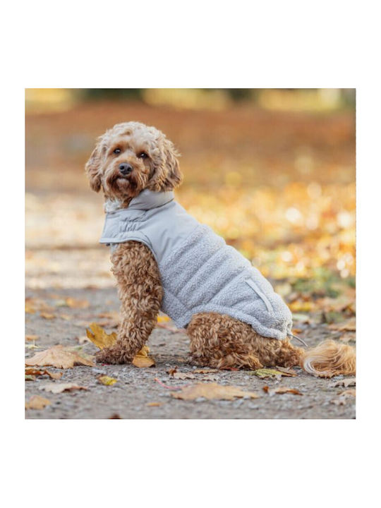 Trixie Grey Dog Coat Back length 36 cm
