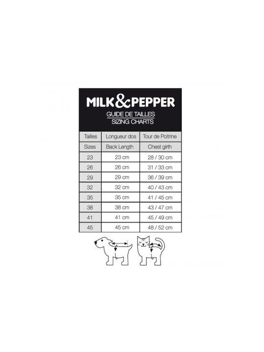 Milk & Pepper Dog Coat Waterproof Black