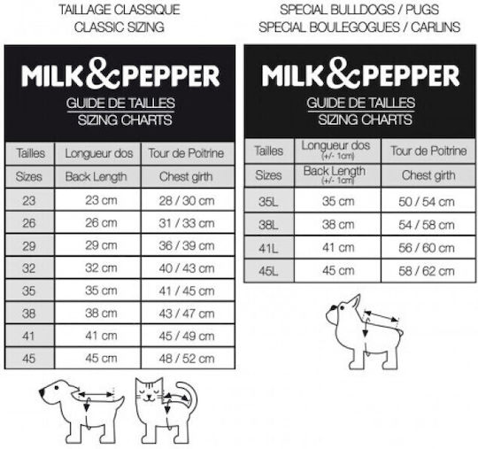 Milk & Pepper Μπουφάν Σκύλου Αδιάβροχο με Κουκούλα Γκρι