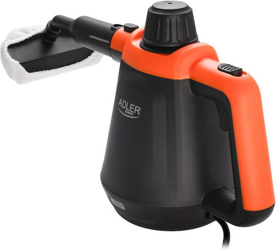 Adler Handdampfreiniger mit Druck 3,5bar mit Stielgriff