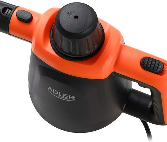 Adler Handdampfreiniger mit Druck 3,5bar mit Stielgriff
