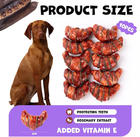 Uniq Dog Treat with Rabbit Carob Meat and Beef 40gr 10 Pieces
