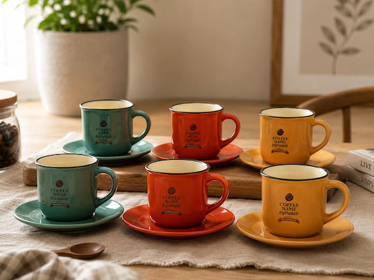 Премиум Комплект Чаши Cappuccino 6 Бройки