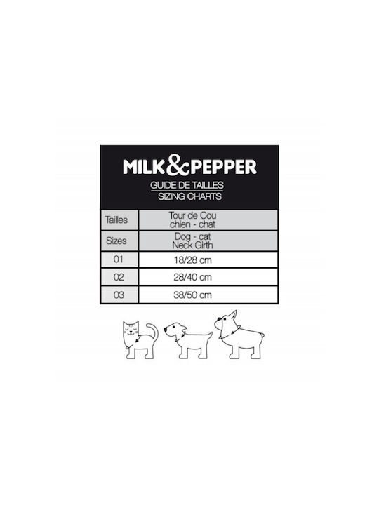Milk & Pepper Бандана За Куче Ferdinand Антрацит S3 38-50cm
