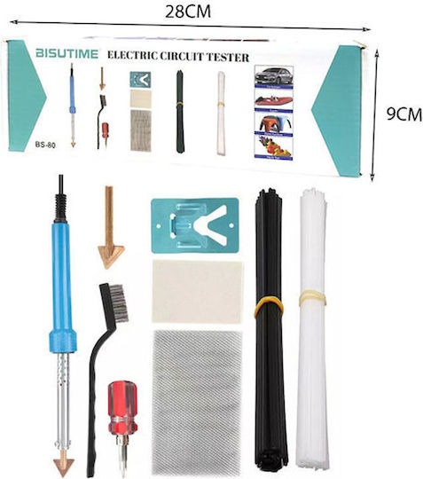 Plastic Welding Kit For Repair Of Bumpers Plastic Car Parts Bs-80