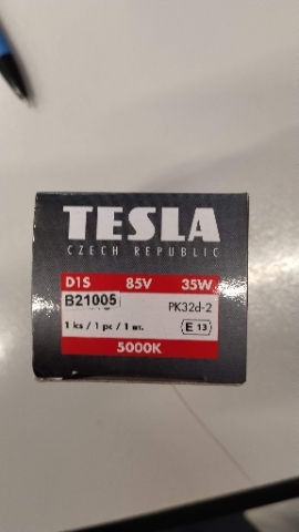 Tesla Autolampe D1S / PK32d-2 Xenon 5000K Kaltes Weiß 85V 35W