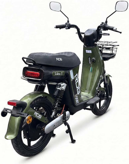 Velogreen Ηλεκτρικό Scooter Ισχύος 800W Πράσινο Χρώμα