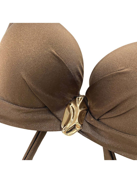 Bikini Set Shorts Brown