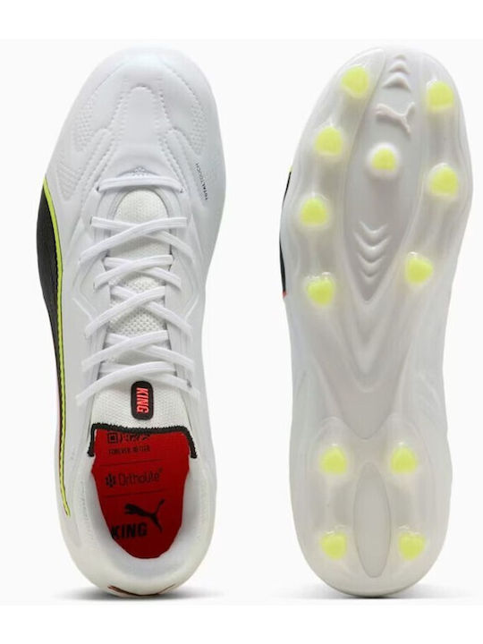 PUMA TT Fußballschuhe mit geformten Stollen Weiß