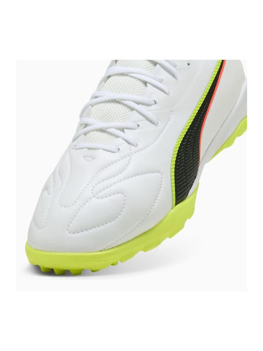 PUMA TT Fußballschuhe mit geformten Stollen Weiß