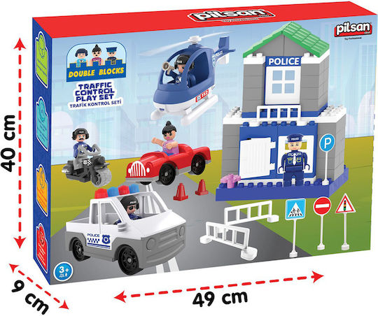 Pilsan Τουβλάκια Traffic Control για 3+ Ετών 57τμχ