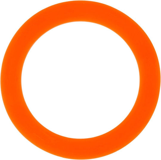 Orion Satz 6 Stück Lebensmittelgläser Allgemeine Verwendung mit Deckel Orange