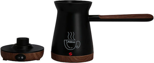 Primo Elektrische griechische Kaffeekanne 800W mit Gewicht 250ml Schwarz/Wooden