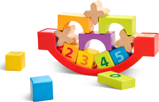 Hape Cuburi de construit Educative Grow-With-Me Din Lemn pentru 1-6 Ani 80 Buc