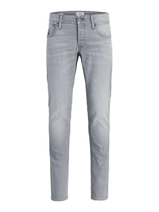Herren Jeanshose Elastisches Slim Anwendung Grau