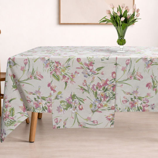 Dimeco Τραπεζομάντηλο Floral 135x180εκ.