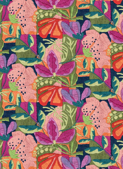 Tessitura Toscana Telerie Τραπεζομάντηλο Βαμβακερό Tablecloth Kiriku Πράσινο 170x170εκ.
