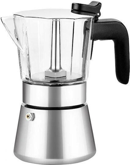 Bra Ηλεκτρικό Μπρίκι Espresso 6cups Inox Καφέ