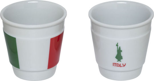 Bialetti Mini Italia Espressokocher Für Den Herd 2 Tassen Mehrfarbig