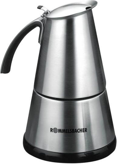 Rommelsbacher Eko 364/e Ηλεκτρικό Μπρίκι Espresso 4cups Inox Καφέ