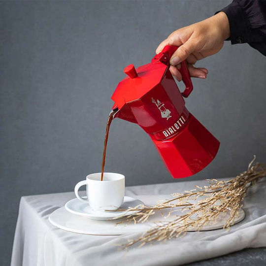 Bialetti Кафеварка за Еспресо Червена