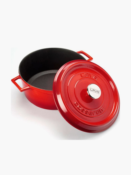 Lava Βαθιά Κατσαρόλα από Μαντέμι 6.7lt / 28cm