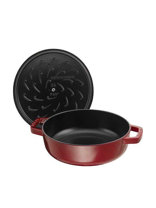 Staub Chistera Плитка Тенджера от Чугун 7л 28см