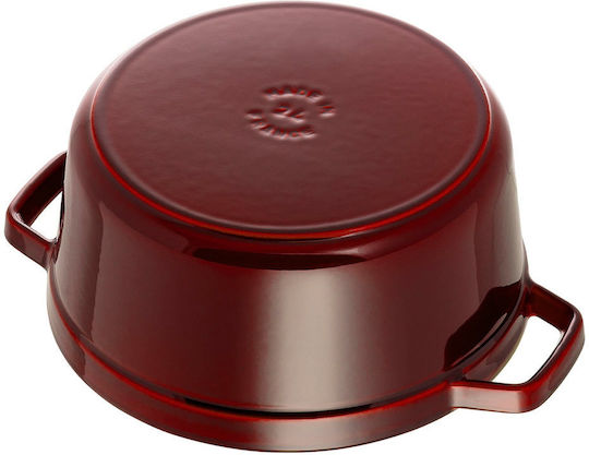 Staub La Cocotte Βαθιά Κατσαρόλα από Μαντέμι 6.7lt / 28cm