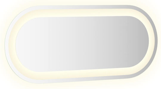 vidaXL Badezimmerspiegel Led 70x30cm Transparent