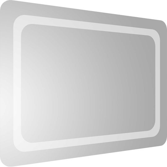 vidaXL Badezimmerspiegel Led 70x50cm Transparent
