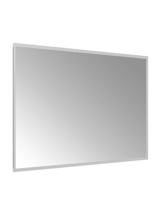 vidaXL Καθρέπτης Μπάνιου Led 90x60cm Διάφανος