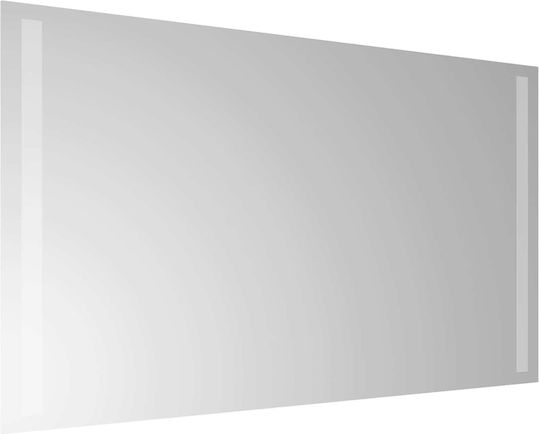vidaXL Bathroom Mirror Led 70x40cm Transparent