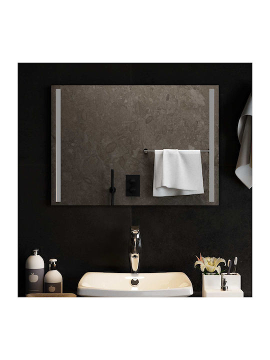 vidaXL Badezimmerspiegel Led 70x50cm Transparent