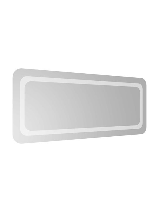 vidaXL Oglindă de baie Led 100x40cm Transparent