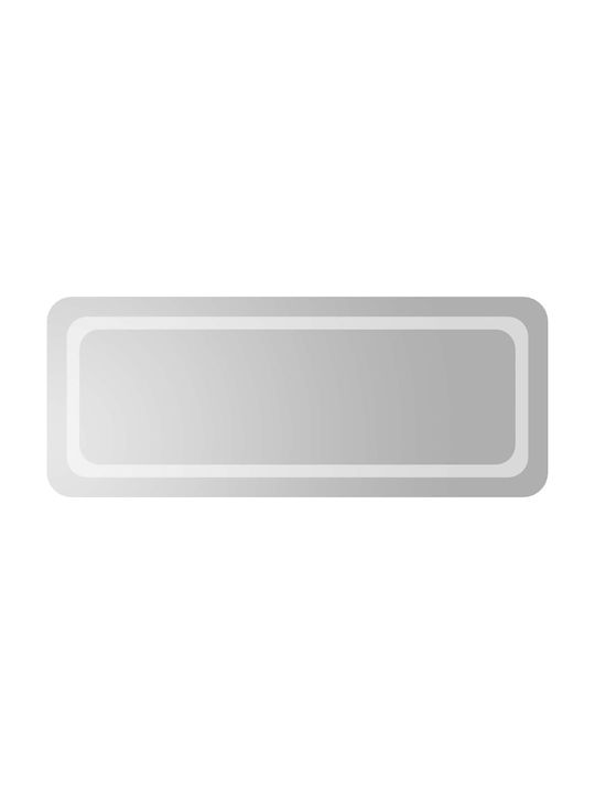 vidaXL Oglindă de baie Led 100x40cm Transparent
