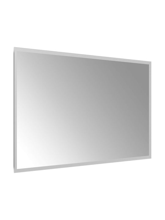 vidaXL Καθρέπτης Μπάνιου Led 80x50cm Διάφανος