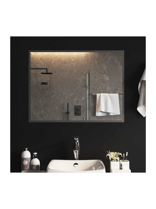 vidaXL Badezimmerspiegel Led 80x60cm Transparent