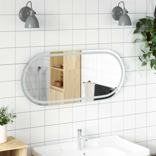 vidaXL 42045855 Oglindă LED 100x45cm Transparentă vidaXL 42045855 Oglindă LED 100x45cm Transparentă