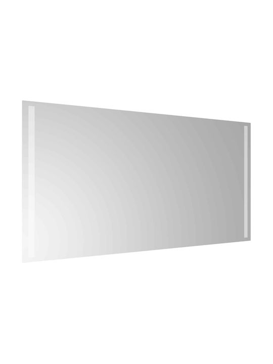vidaXL Badezimmerspiegel Led 100x60cm Transparent