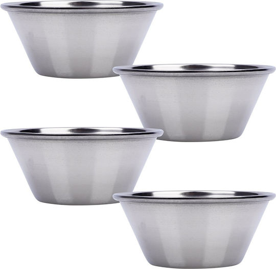 Metal Serving Bowls 6cm 40ml Set of 4