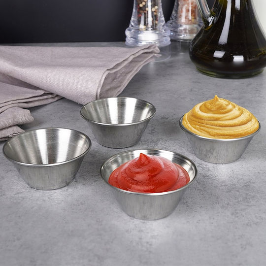 Metal Serving Bowls 6cm 40ml Set of 4