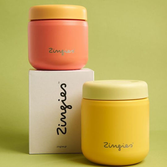 Zingies Gaia Кутия за обяд Термос Inox Жълт 470мл 1бр