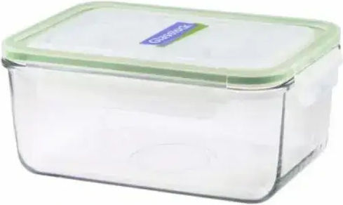 Pal Microwave Glass Lunch Box Green 1900ml