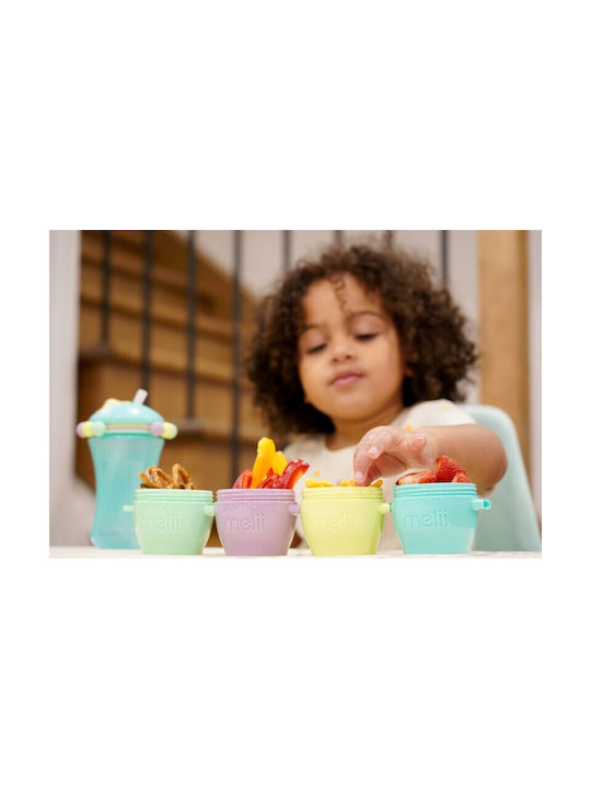 Melii Cutie pentru Mâncare Plastic Multicolor 118ml 4buc