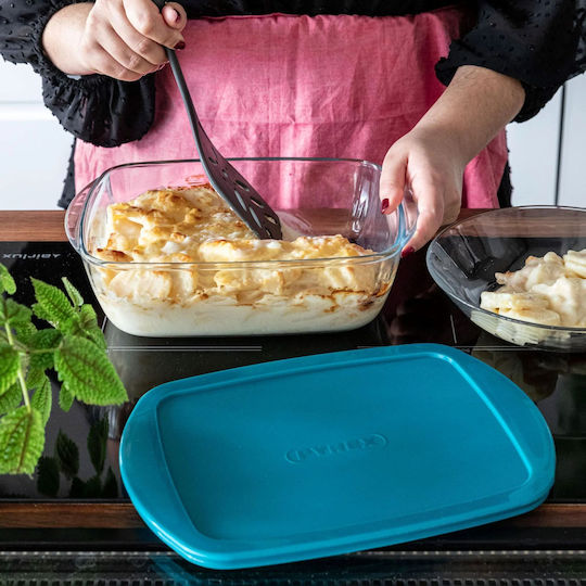 Pyrex Cook & Store Δοχείο Φαγητού Γυάλινο Πράσινο 2.3lt