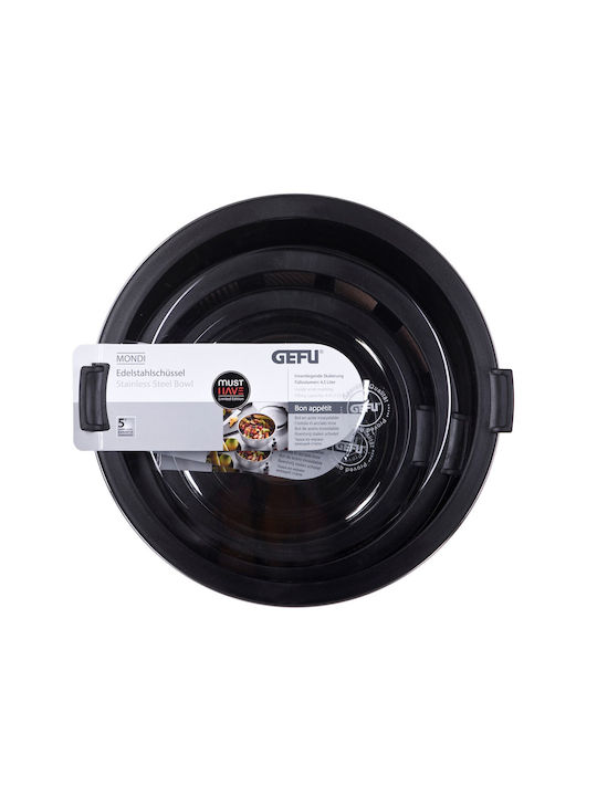 Gefu Mondi Σετ Δοχεία Φαγητού Inox Ασημί 3τμχ