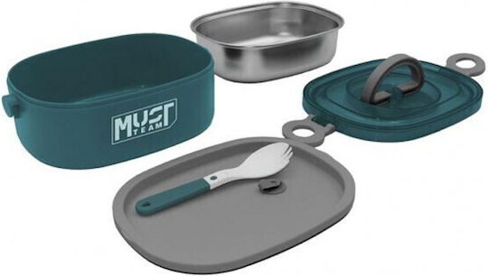Must Team Δοχείο Φαγητού Inox Τιρκουάζ 750ml