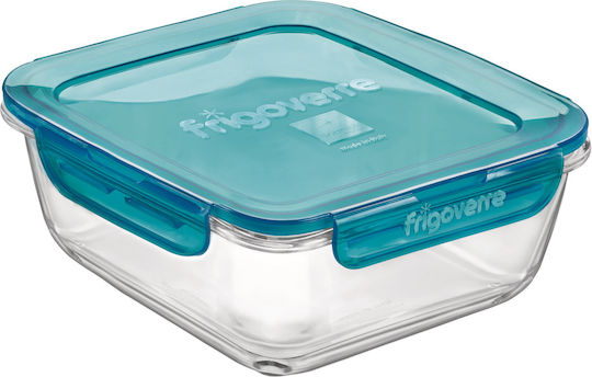 Bormioli Rocco Frigoverre Evolution Lunchbox Glas Blue Geeignet für die Mikrowelle 1400ml 1Stück