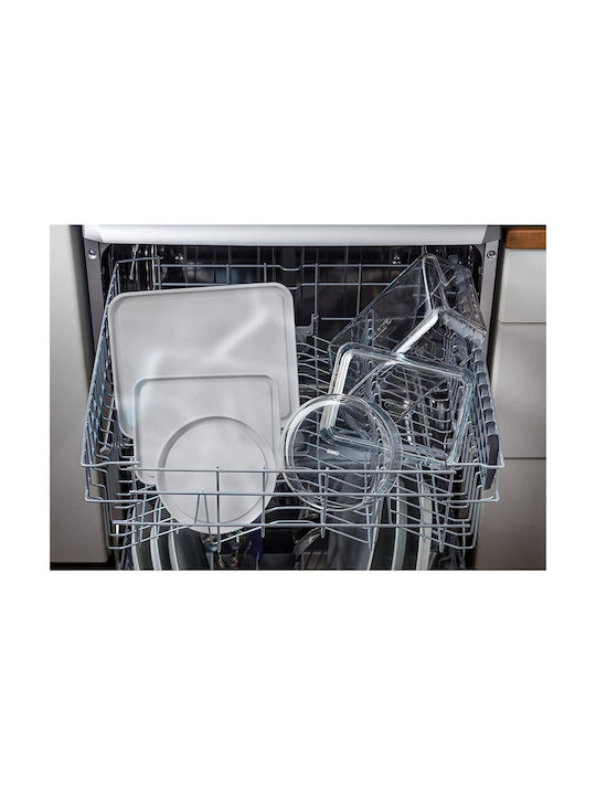Pyrex Δοχείο Φαγητού Γυάλινο Λευκό 2.6lt